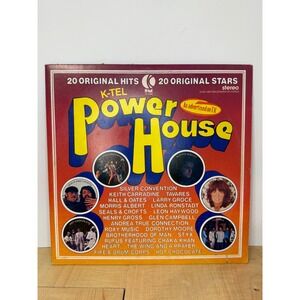 K-Tel Power House Vinyl LP 20 Original Hits Hall & Oates Linda Ronstadt TU 2460